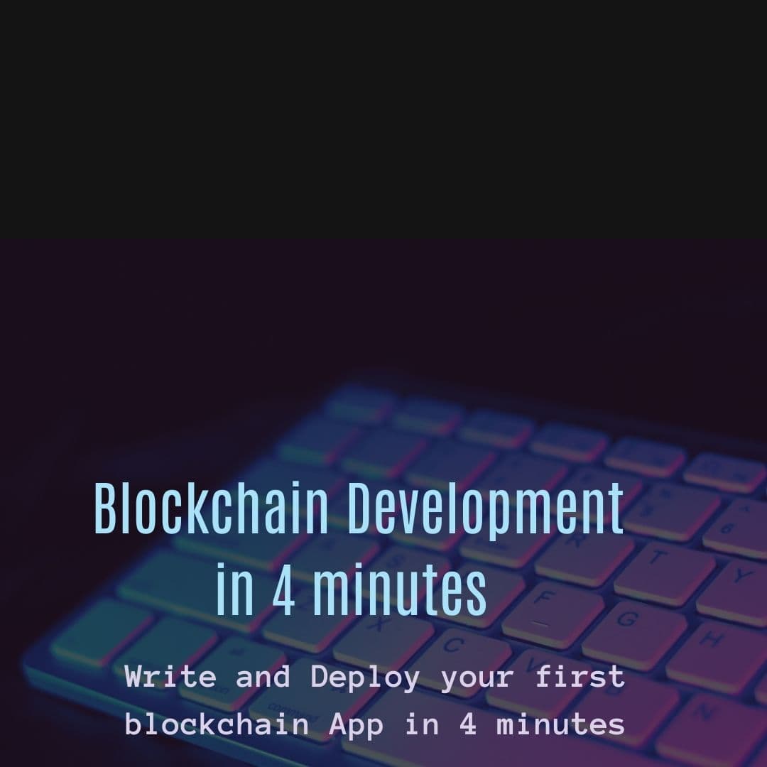 Become A Smart Contract Dev in 4 Minutes